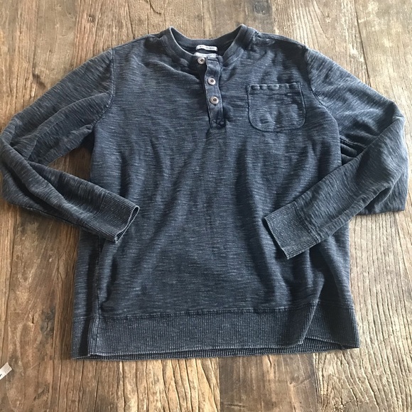 Lucky Brand Other - Lucky Brand Welterweight Marled Gray Henley Small
